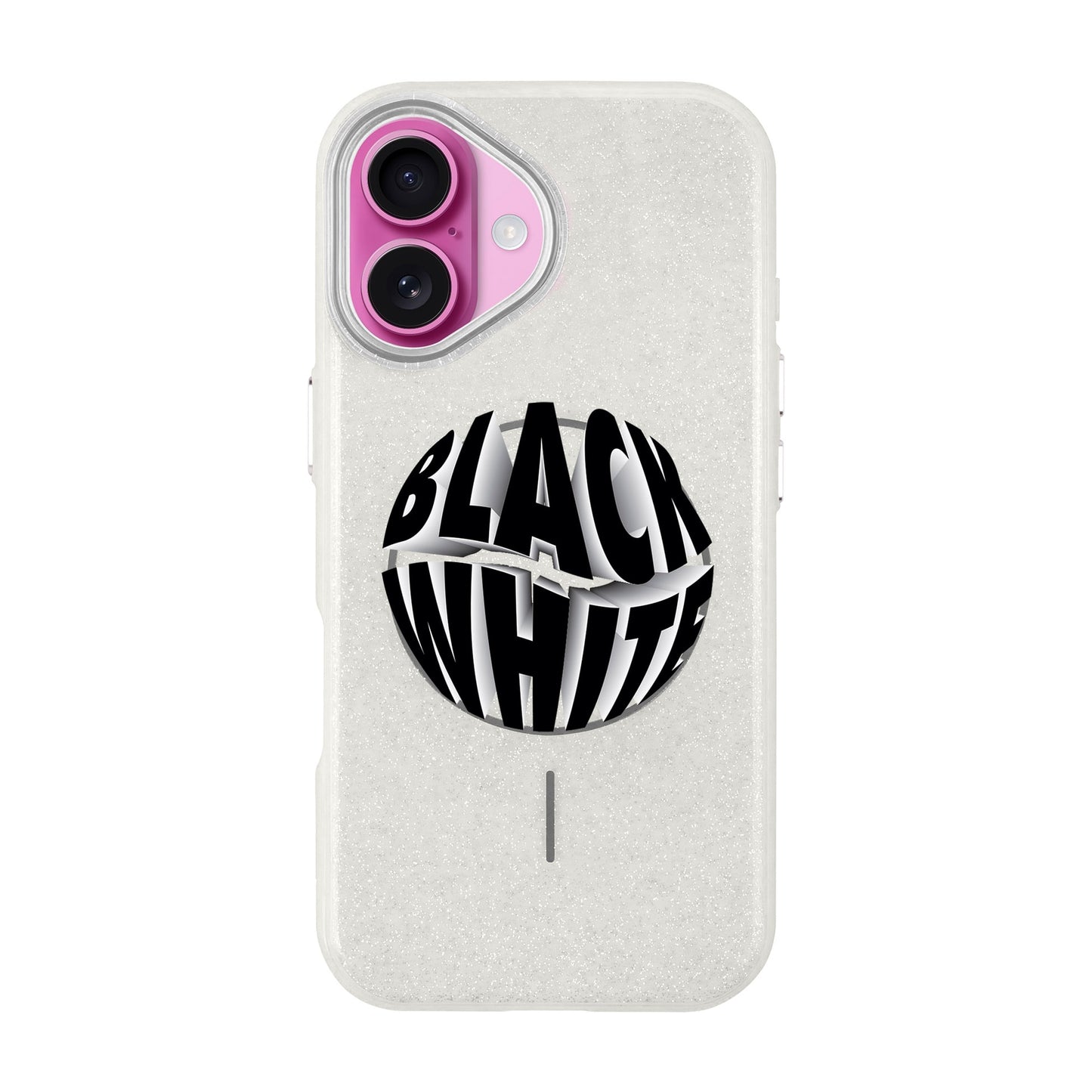 BLACK WHITE-iPhone 16 Plus Radiant Kılıf MagSafe Özellikli