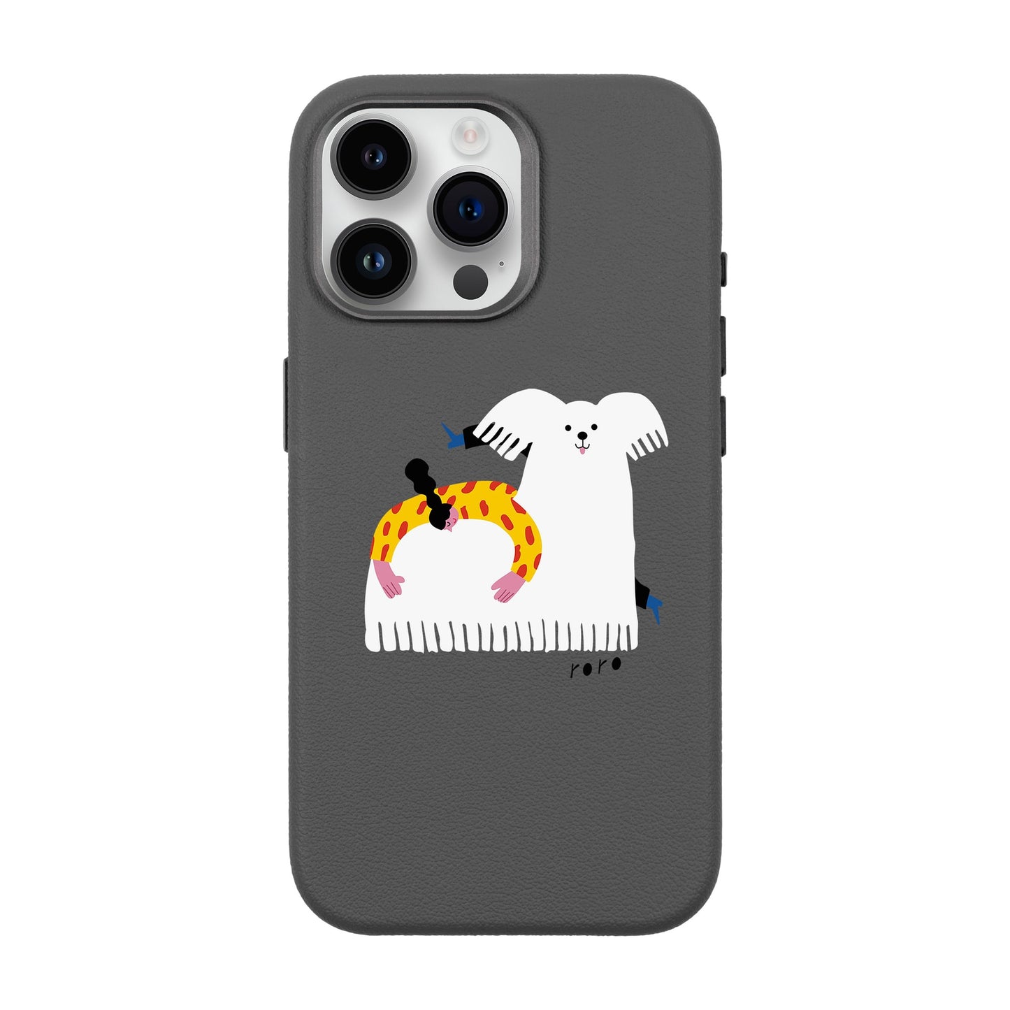 FANCY DOG-iPhone 14 Pro Max Leather Premium Kılıf MagSafe Özellikli