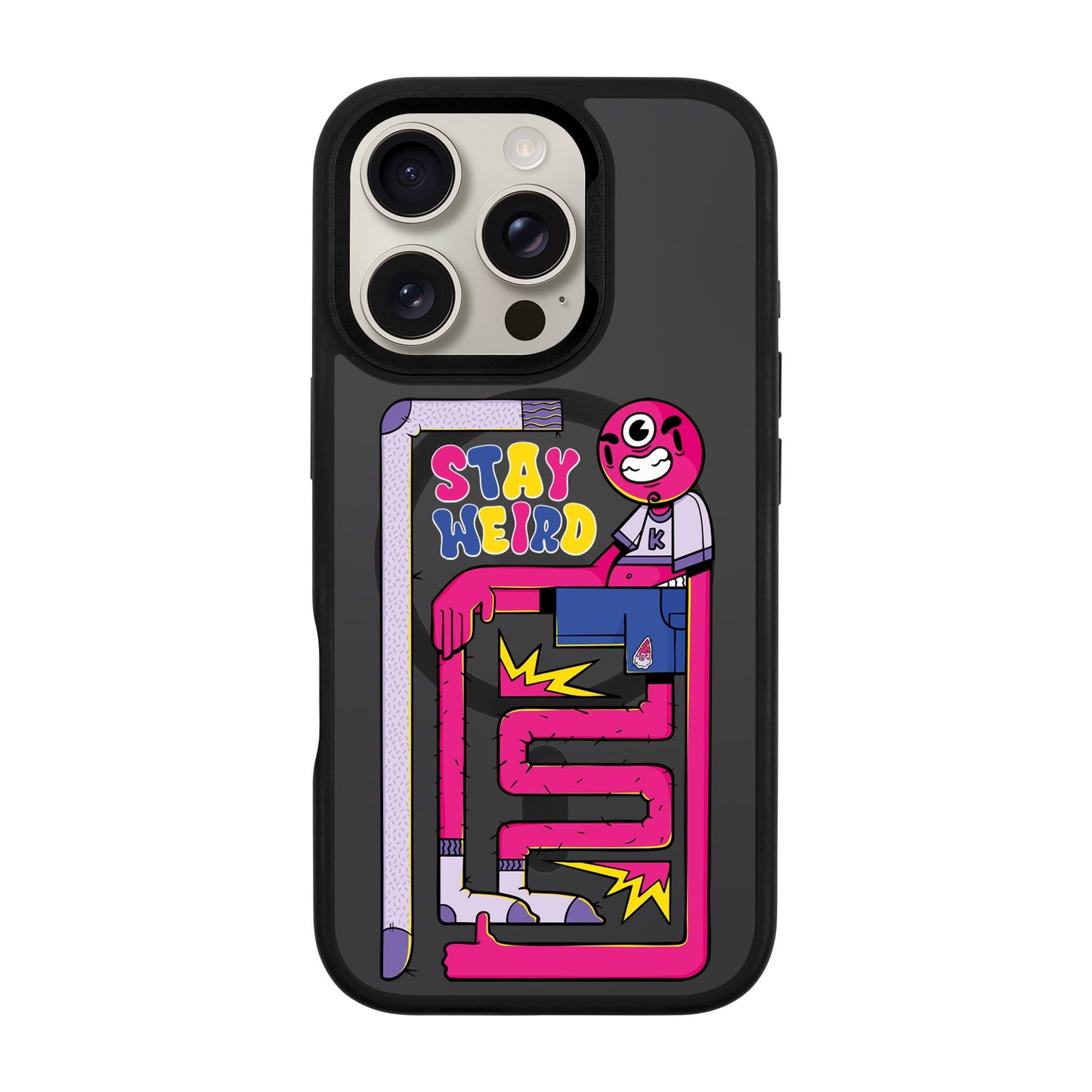OG TOOTHY-iPhone 16 Pro Rise Kılıf MagSafe Özellikli