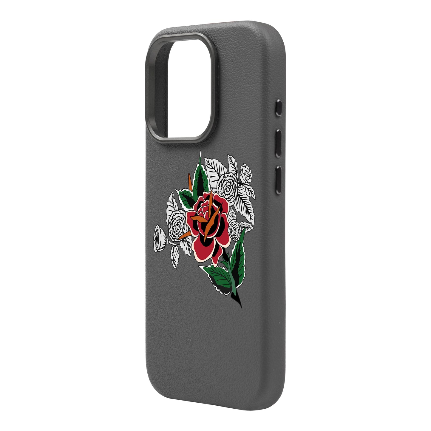 DRY ROSE-iPhone 16 Pro Max Leather Premium Kılıf MagSafe Özellikli
