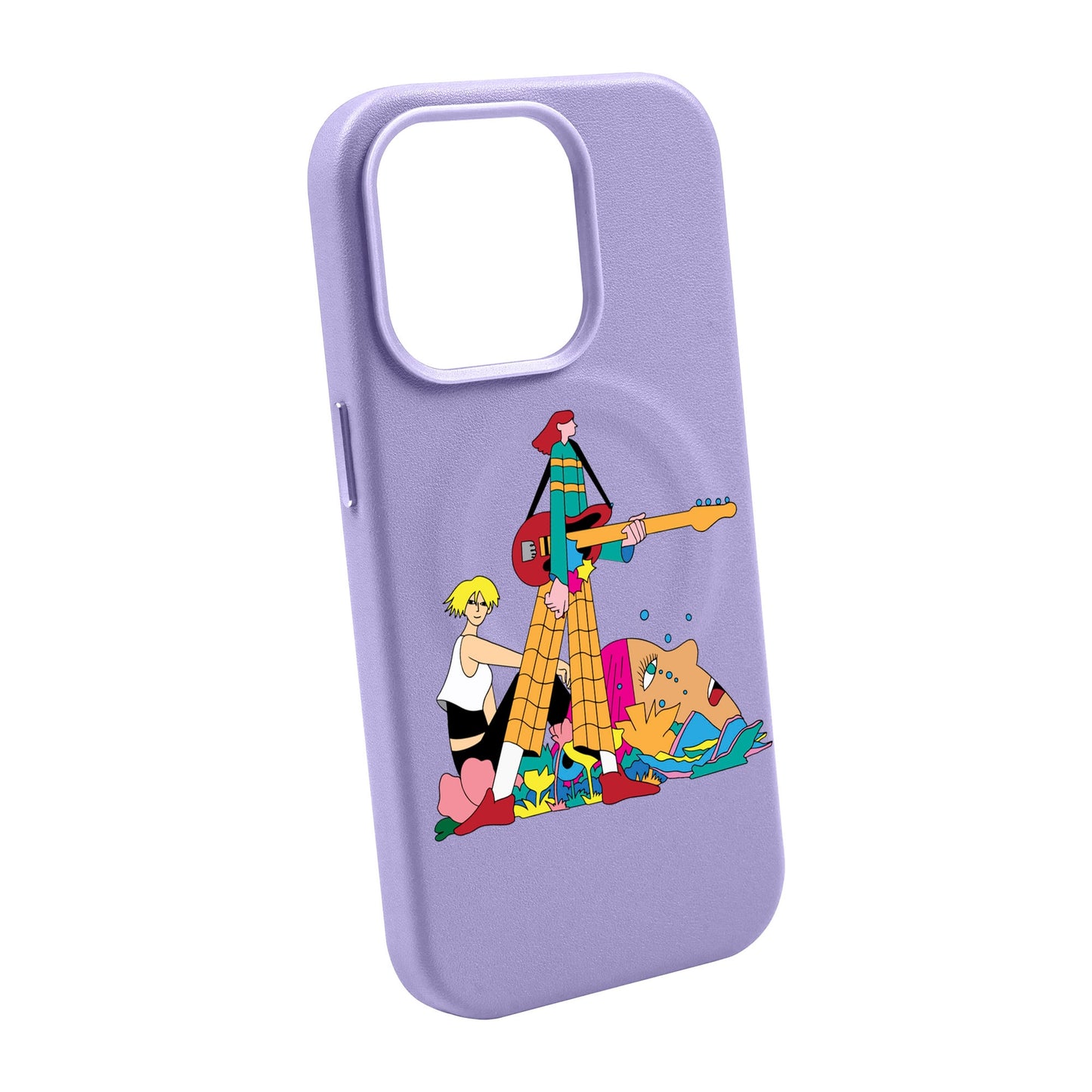 HER BAND-iPhone 14 Pro Max Leather Kılıf MagSafe Özellikli