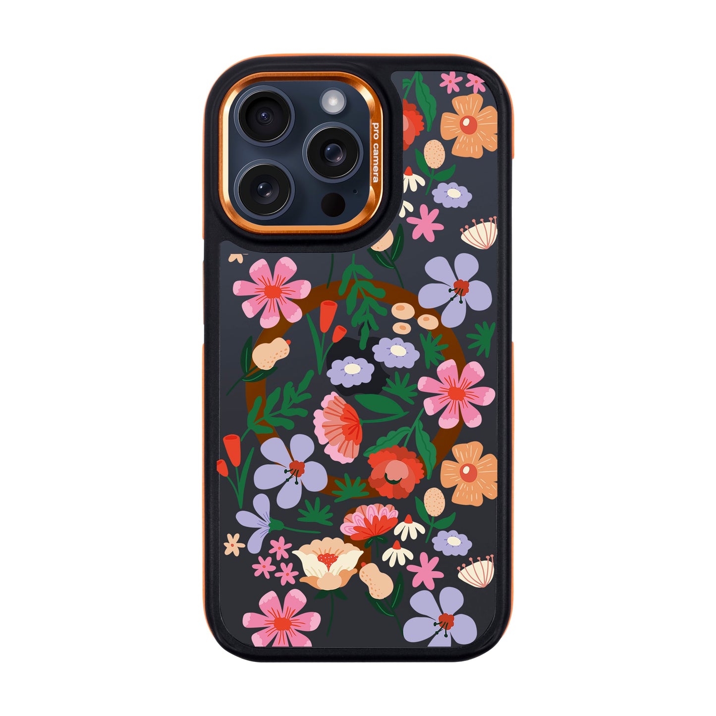 GRACIOUS-iPhone 15 Pro Max Dark Kılıf MagSafe Özellikli