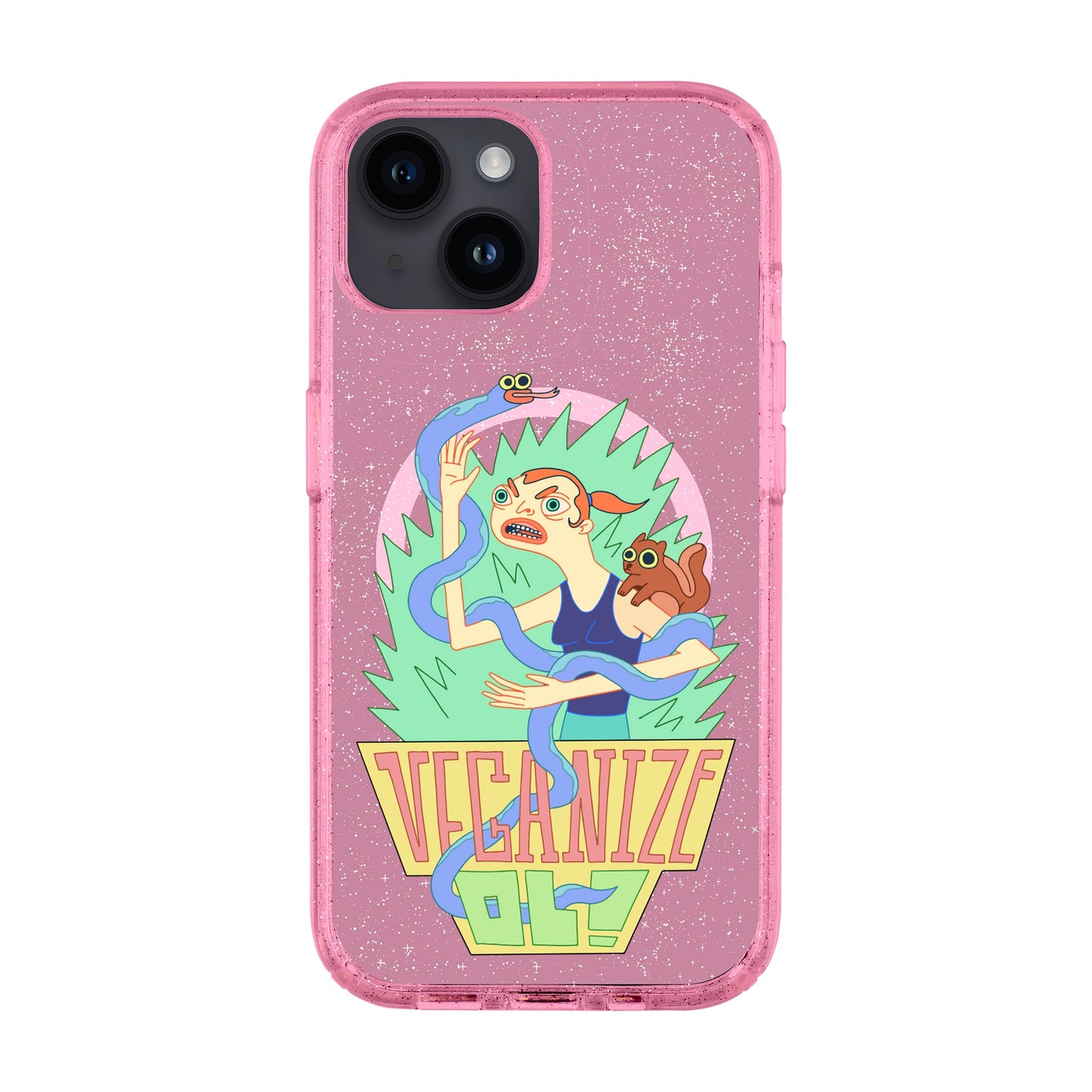 VEGANİZE-iPhone 14 Shiny Kılıf MagSafe Özellikli