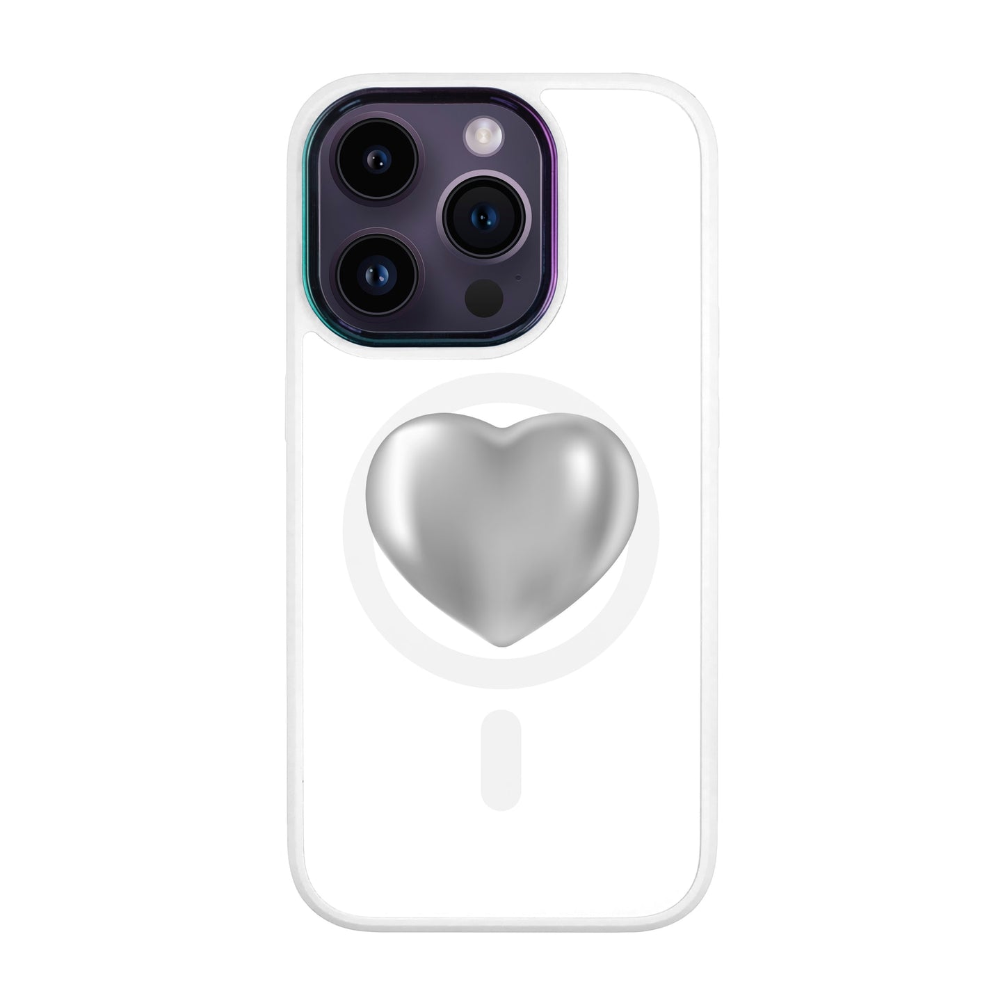 SILVER HEART-iPhone 13 Pro Vigor Kılıf MagSafe Özellikli