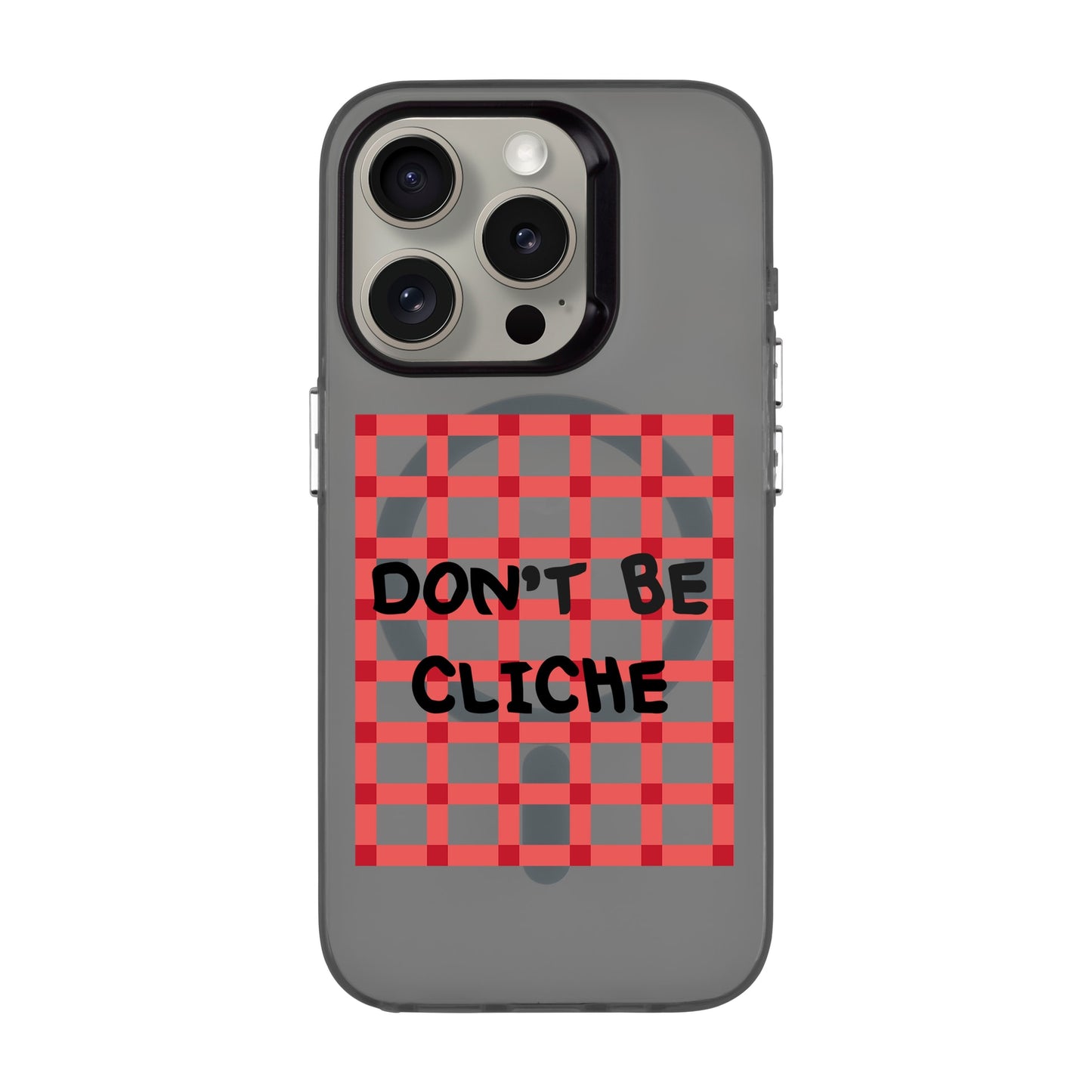 DON'T BE CLICHE-iPhone 15 Pro Hold Kılıf MagSafe Özellikli
