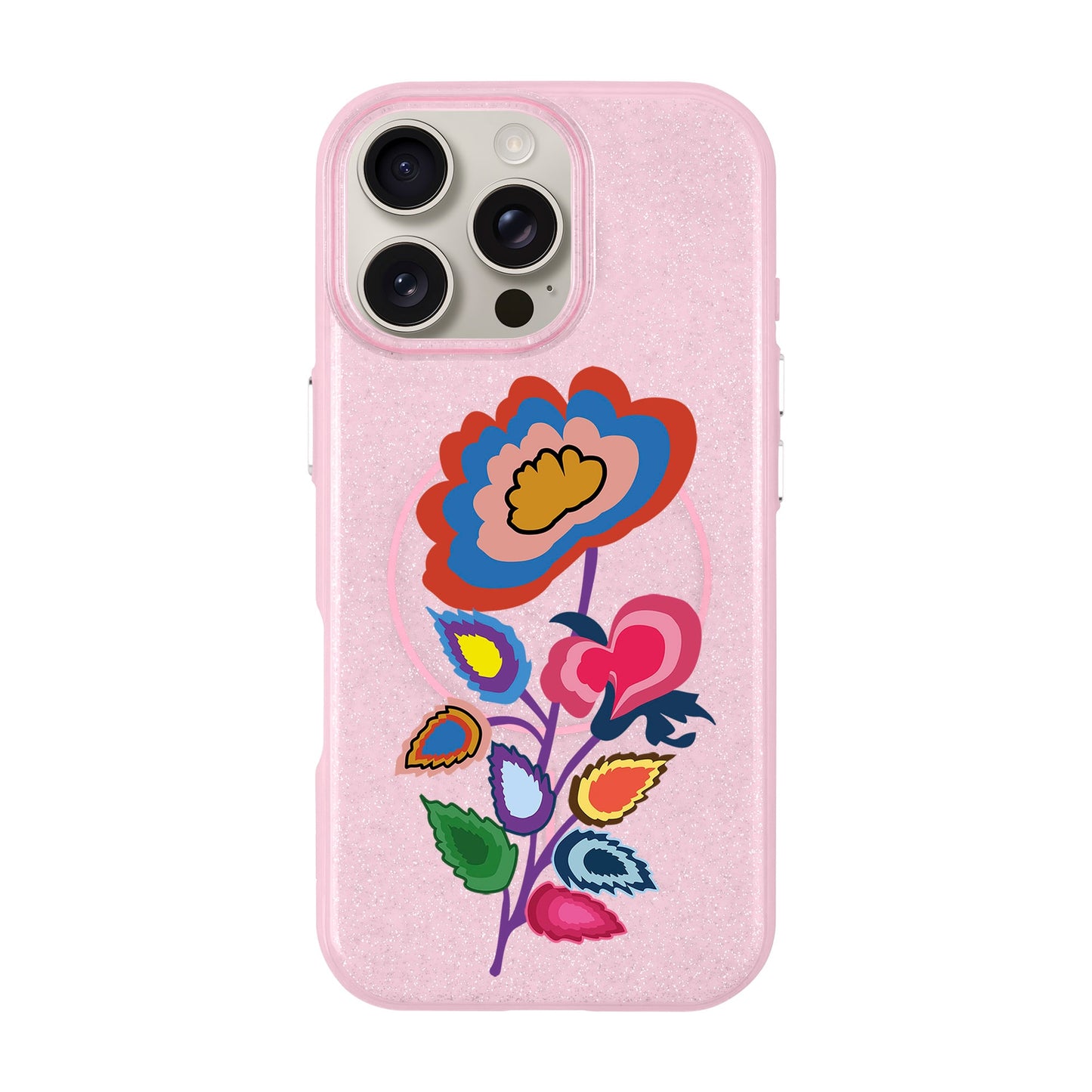 KNITTED FLOWER-iPhone 16 Pro Max Radiant Kılıf MagSafe Özellikli