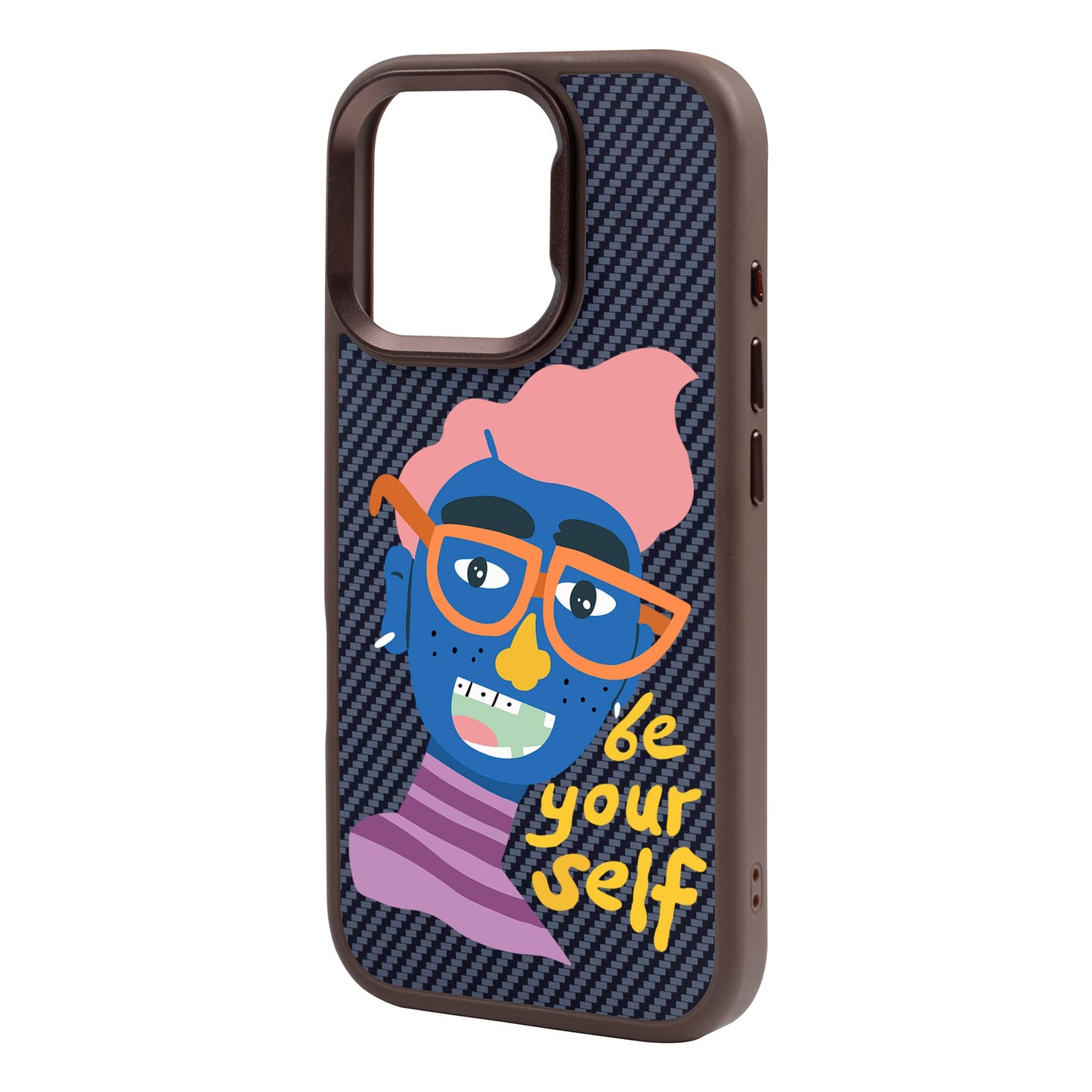 BE YOUR SELF-iPhone 16 Pro Max Plaid Kılıf MagSafe Özellikli