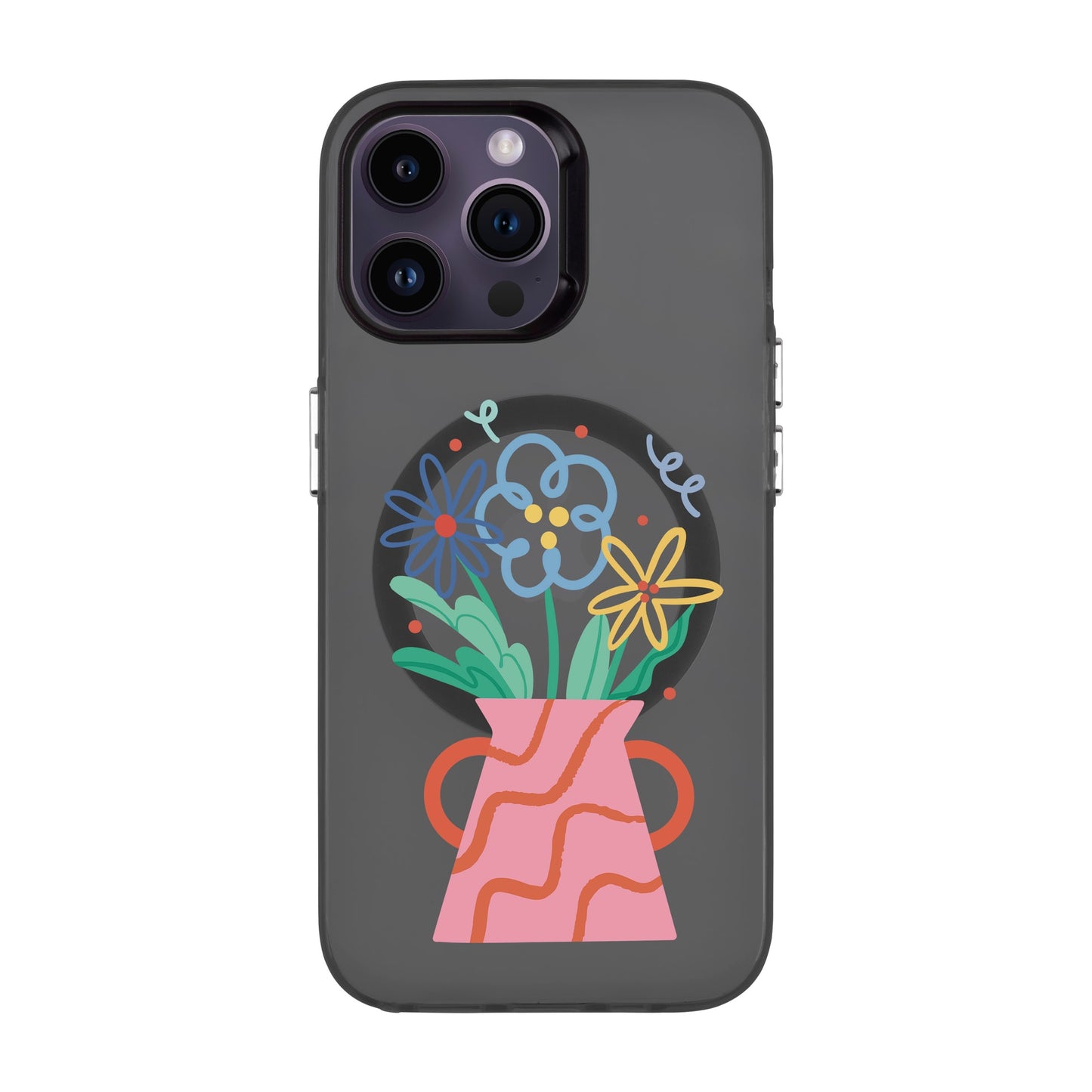 PINK VASE-iPhone 14 Pro Max Hold Kılıf MagSafe Özellikli