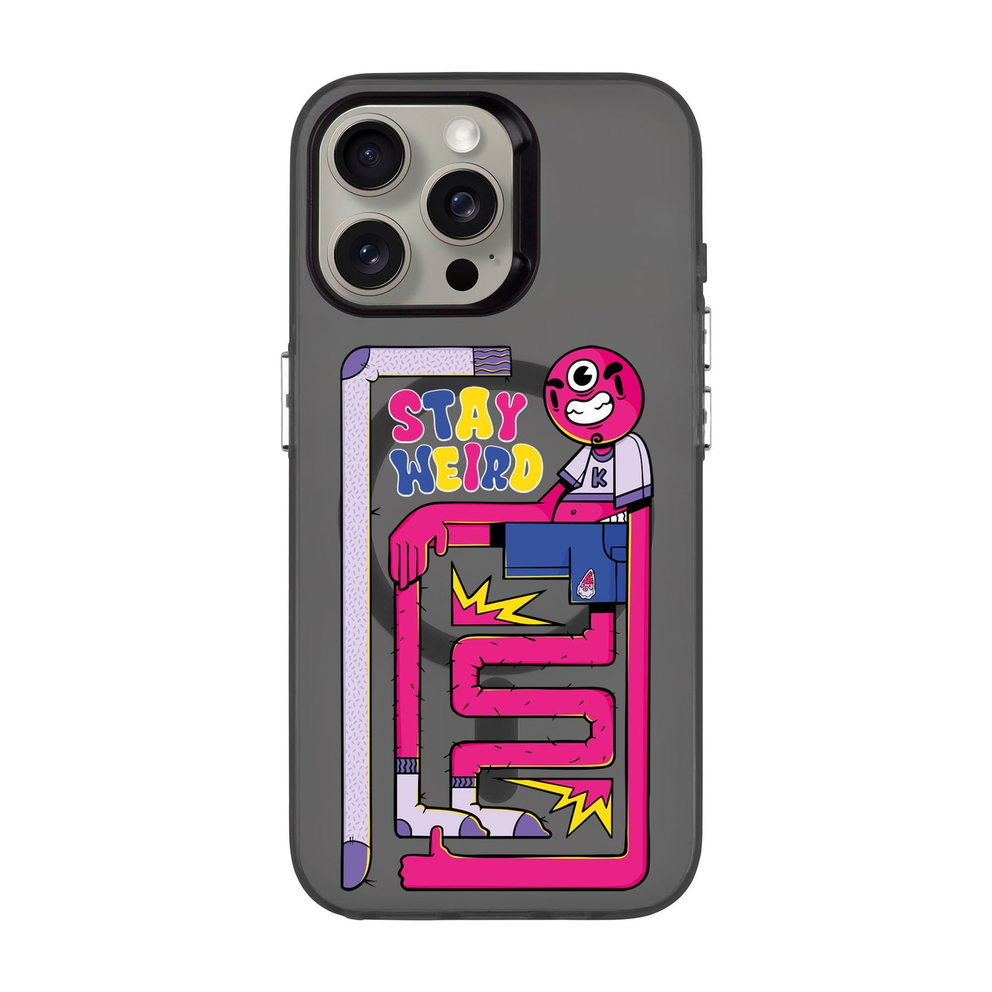 OG TOOTHY-iPhone 15 Pro Max Hold Kılıf MagSafe Özellikli