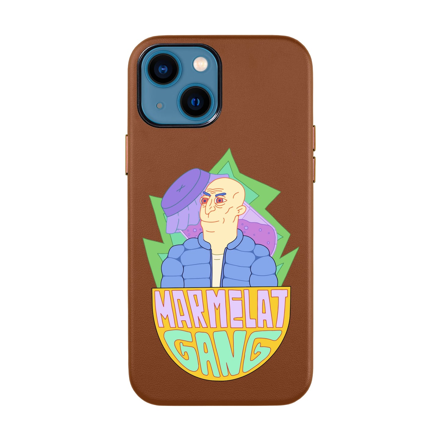 MARMELAT GANG-iPhone 14 Leather Kılıf