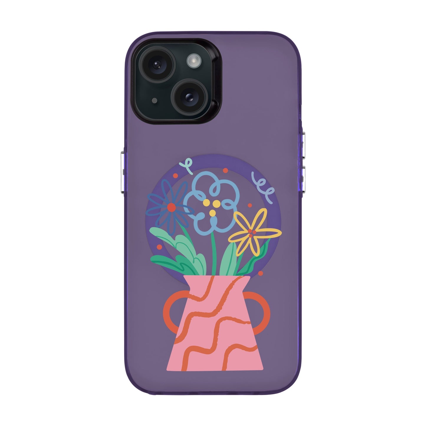 PINK VASE-iPhone 13 Hold Kılıf MagSafe Özellikli