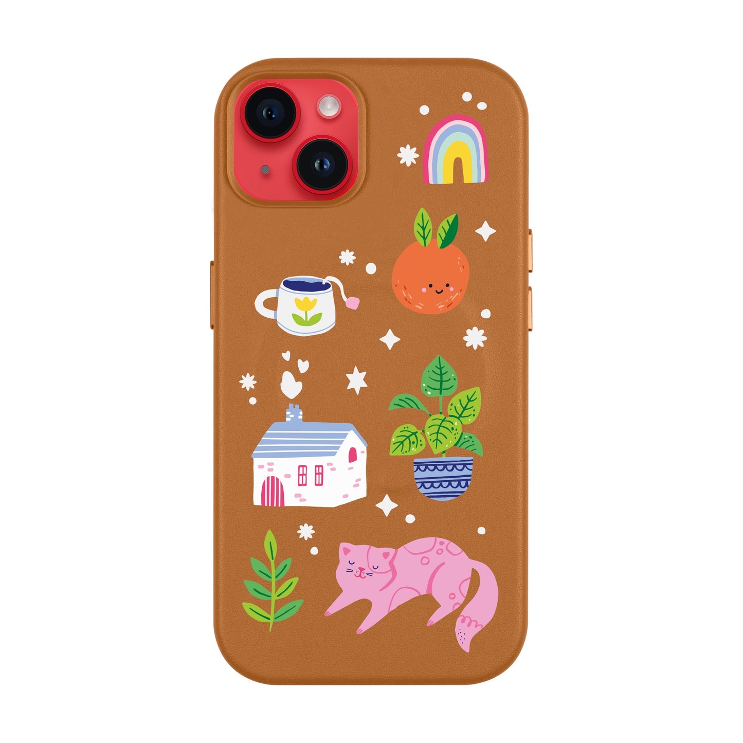 FRESH SPRING-iPhone 14 Plus Leather Kılıf MagSafe Özellikli