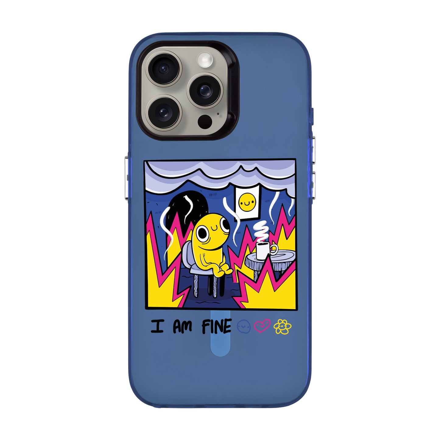 I AM FINE-iPhone 15 Pro Max Hold Kılıf MagSafe Özellikli