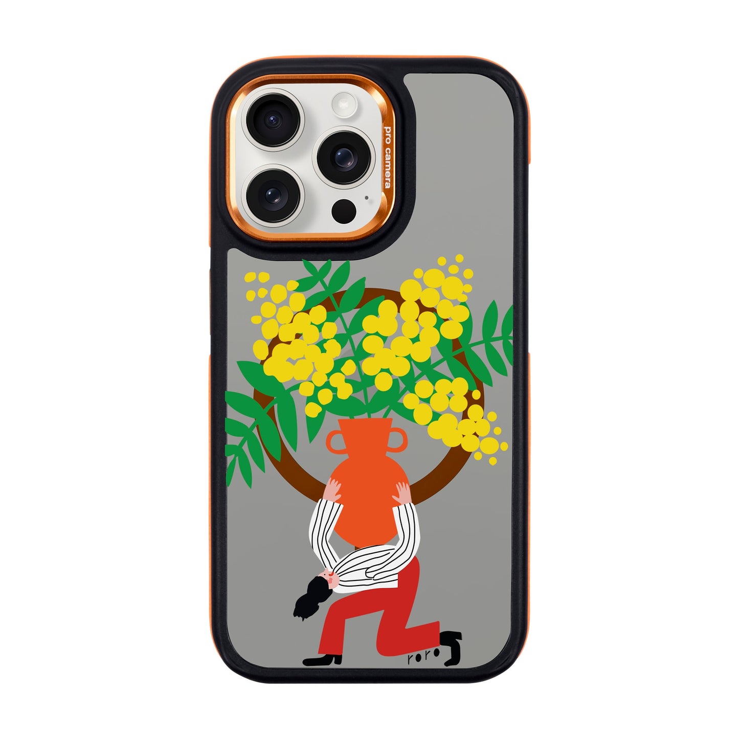 VASE-iPhone 15 Pro Max Dark Kılıf MagSafe Özellikli