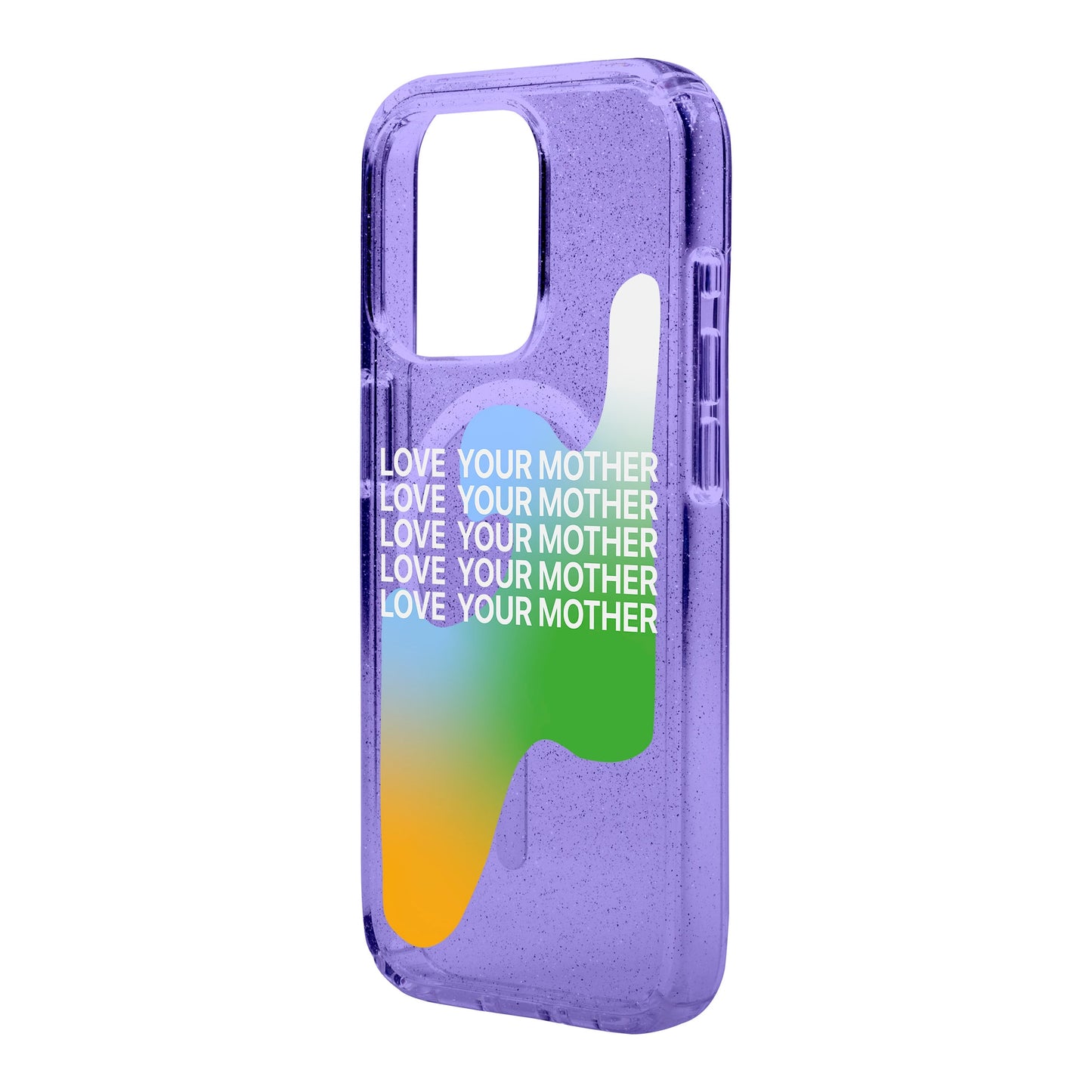 LOVE YOUR MOTHER-iPhone 15 Pro Max Shiny Kılıf MagSafe Özellikli