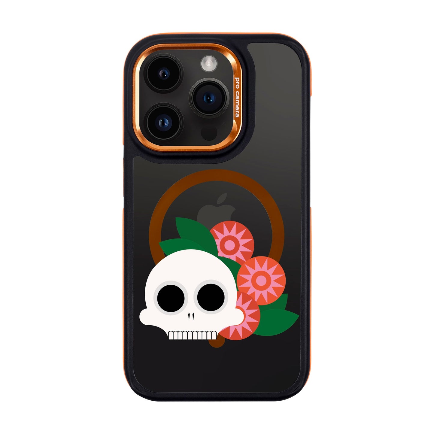 MEMENTO BLOOM-iPhone 14 Pro Dark Kılıf MagSafe Özellikli