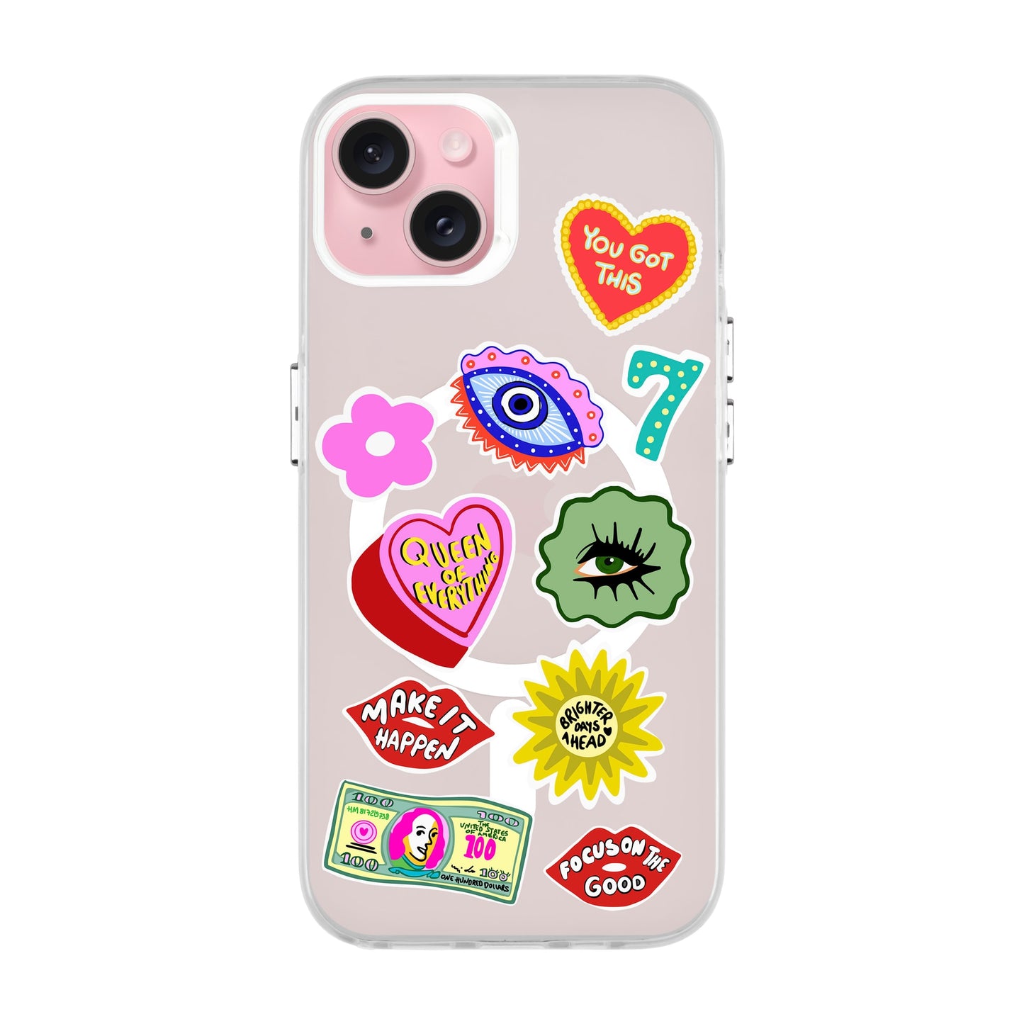 HM STICKERS-iPhone 15 Plus Hold Kılıf MagSafe Özellikli