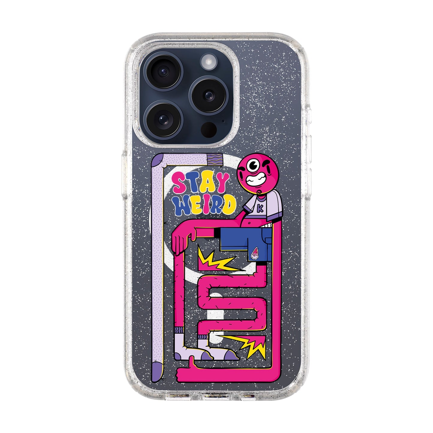OG TOOTHY-iPhone 15 Pro Shiny Kılıf MagSafe Özellikli