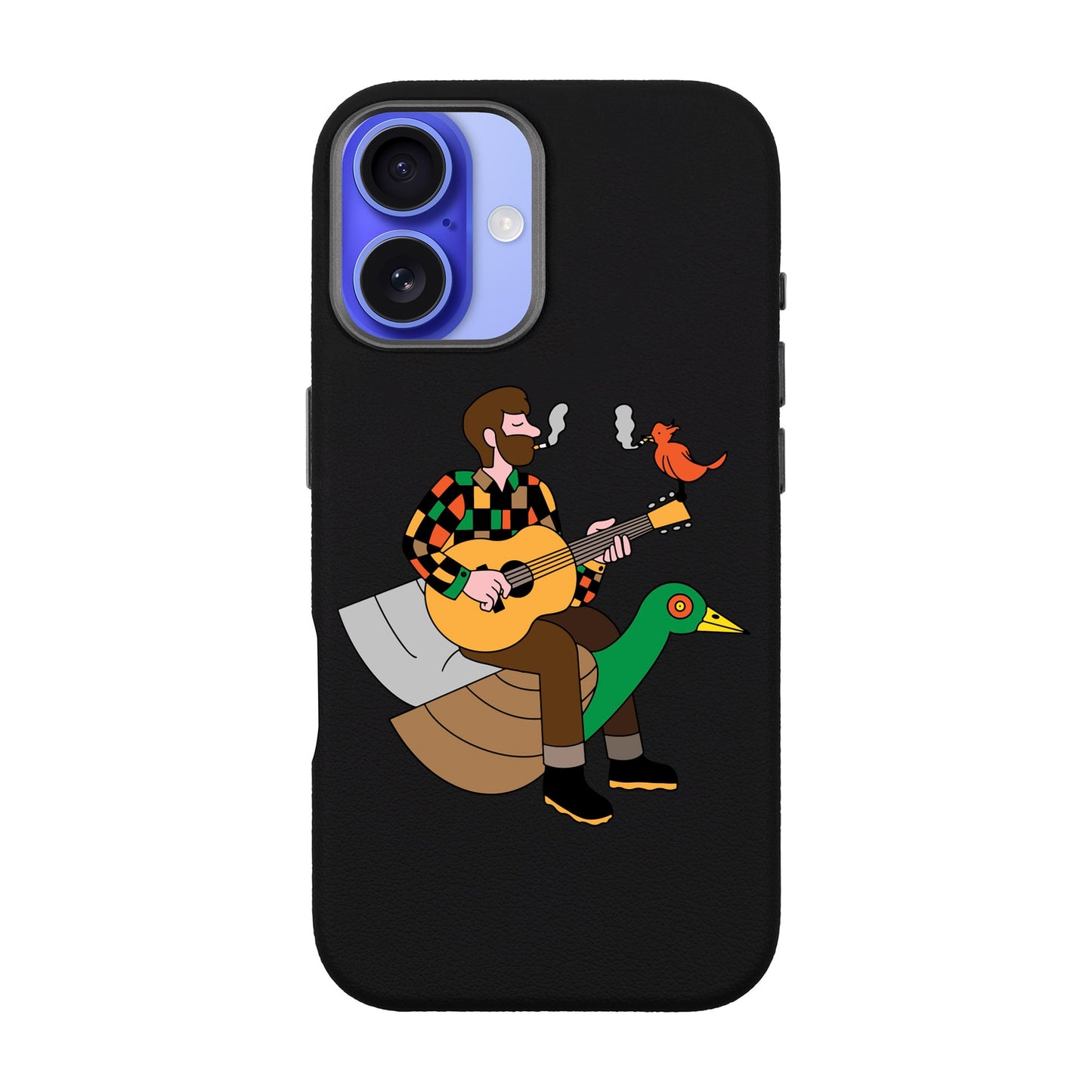 BIRDS OF A FEATHER-iPhone 16 Leather Premium Kılıf MagSafe Özellikli