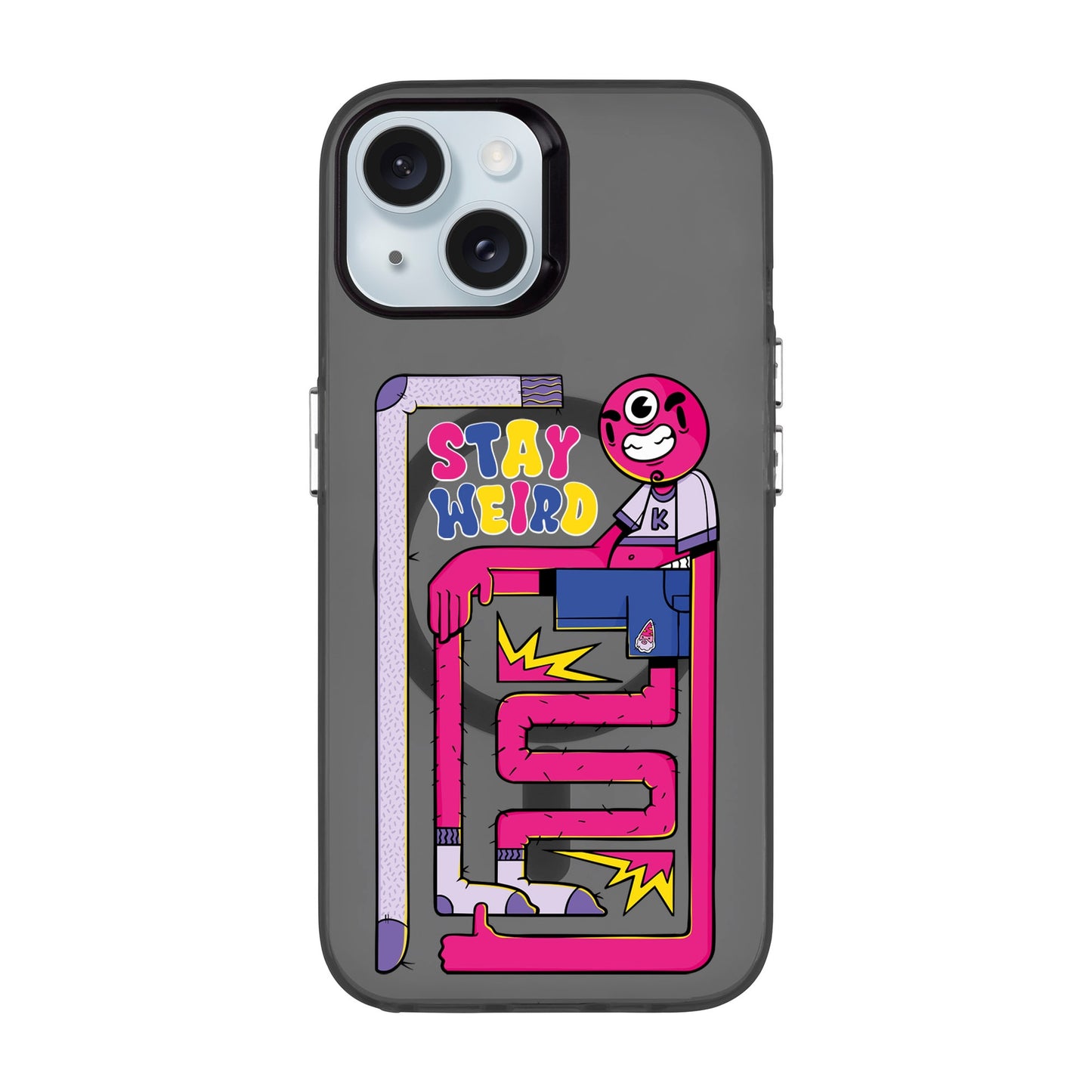 OG TOOTHY-iPhone 15 Hold Kılıf MagSafe Özellikli