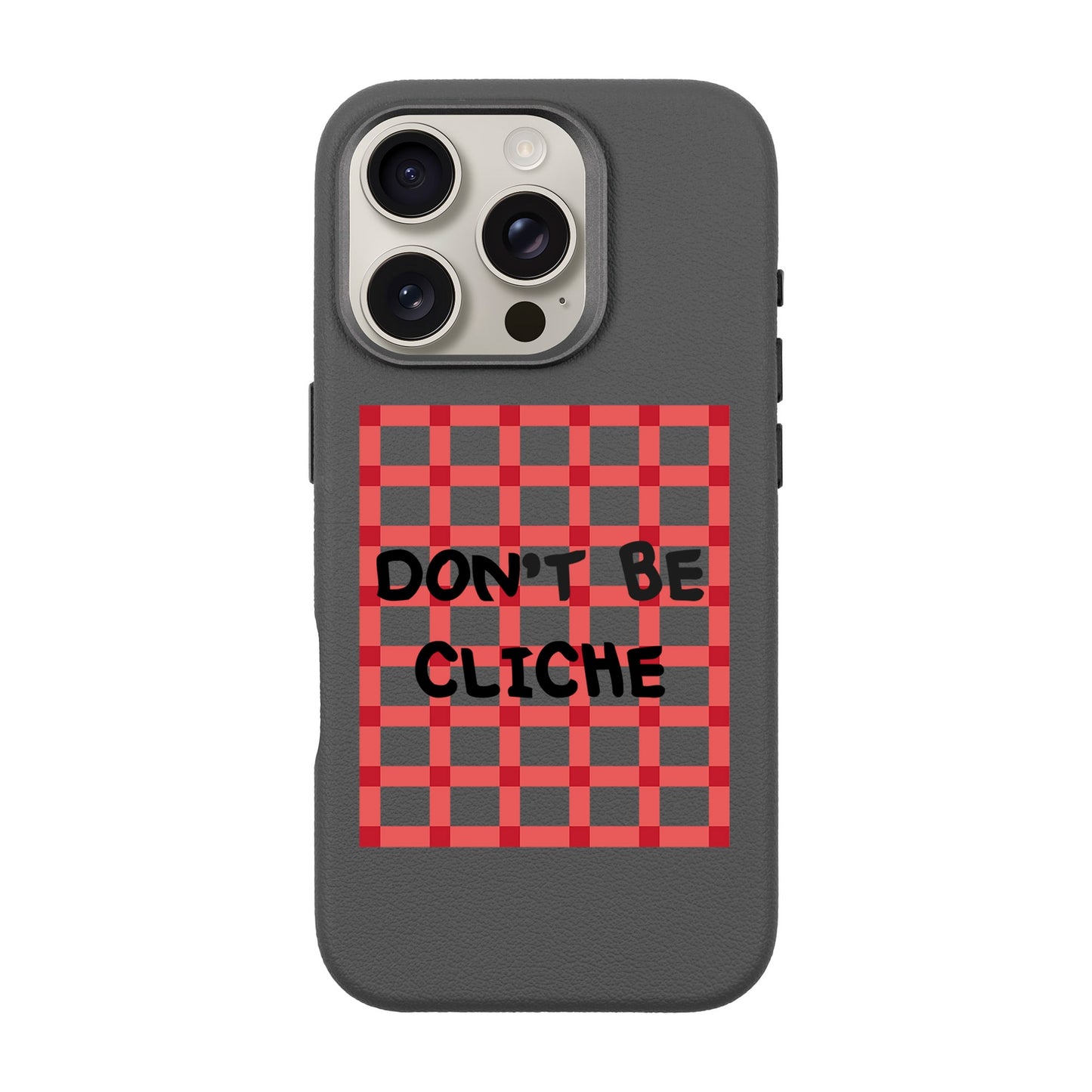 DON'T BE CLICHE-iPhone 16 Pro Leather Premium Kılıf MagSafe Özellikli