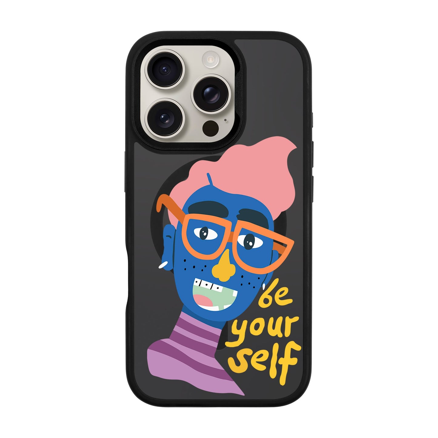 BE YOUR SELF-iPhone 16 Pro Rise Kılıf MagSafe Özellikli