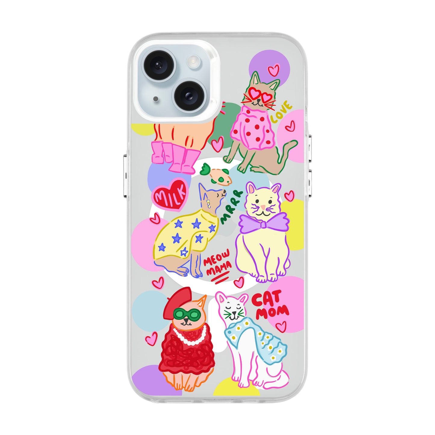 CAT MOM-iPhone 15 Plus Hold Kılıf MagSafe Özellikli