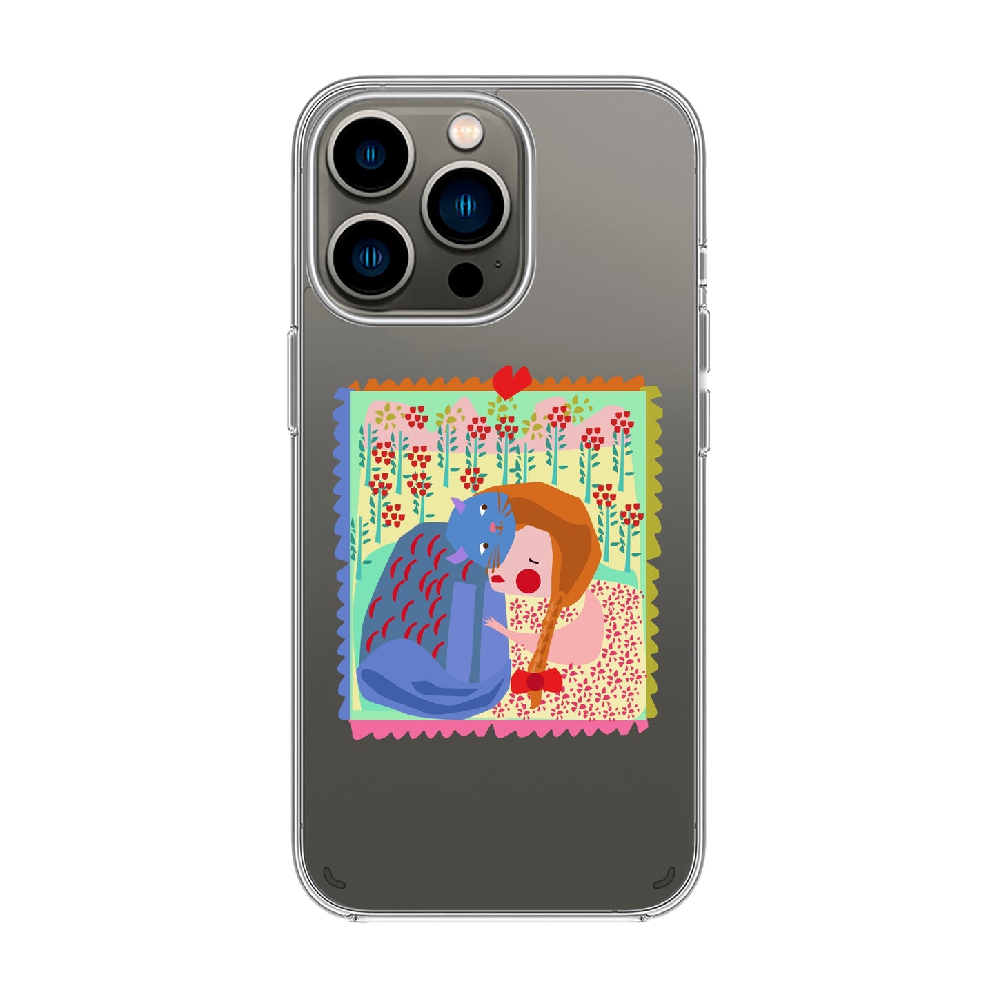 KEDİ POSTA PULU-iPhone X / Xs Solid Kılıf