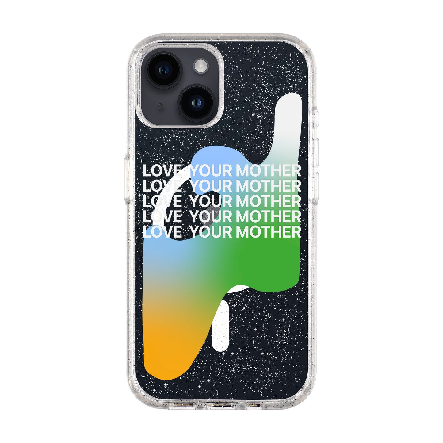 LOVE YOUR MOTHER-iPhone 14 Shiny Kılıf MagSafe Özellikli