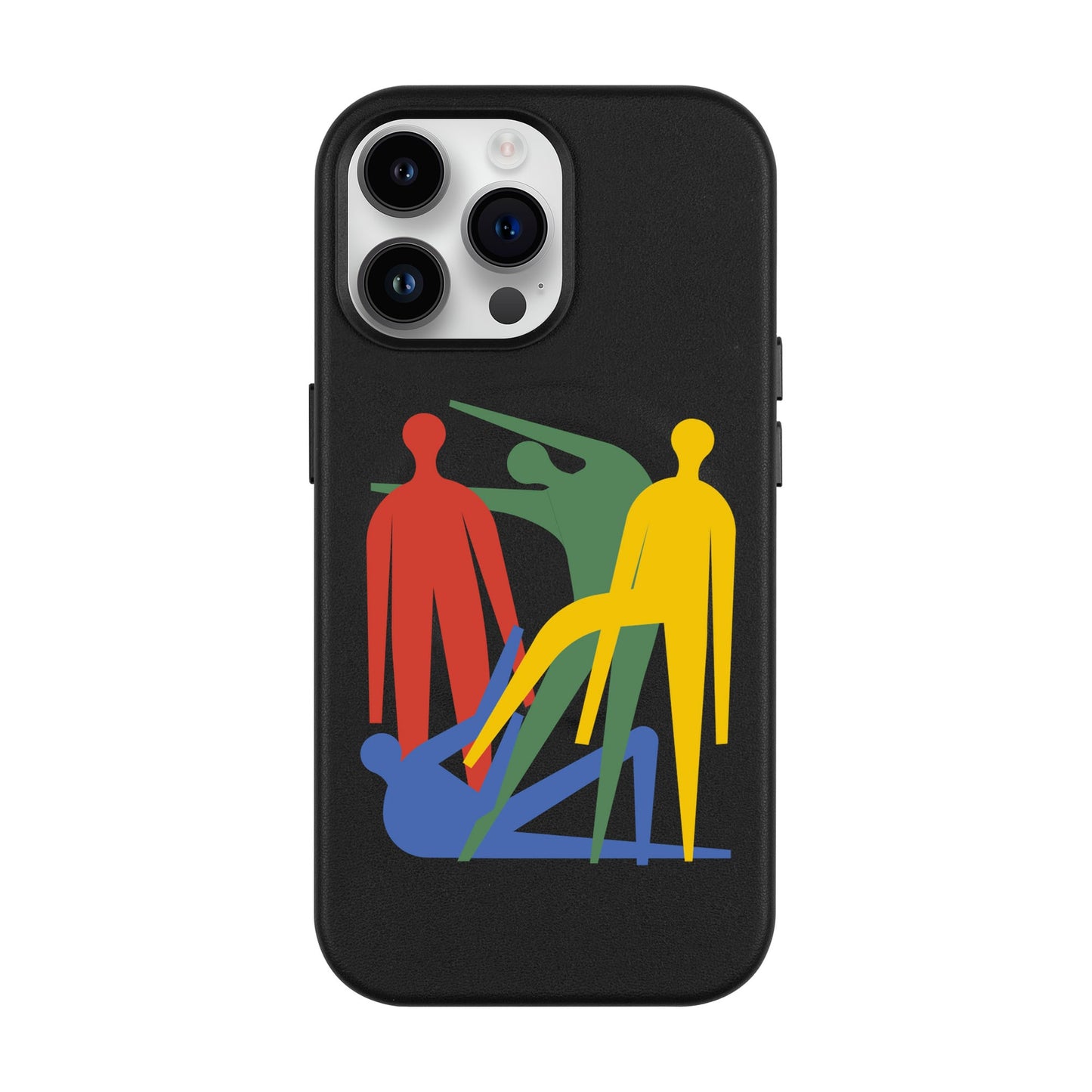 MANBOS-iPhone 14 Pro Max Leather Kılıf MagSafe Özellikli