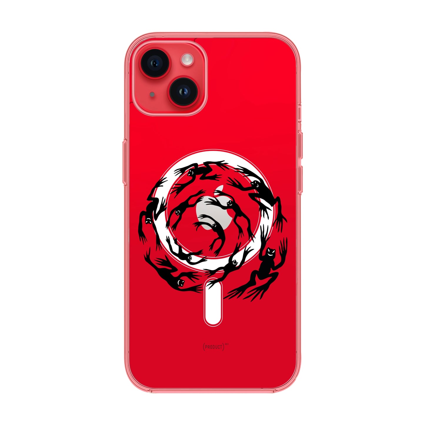 SWIRLING FROG-iPhone 14 Plus Solid Kılıf MagSafe Özellikli