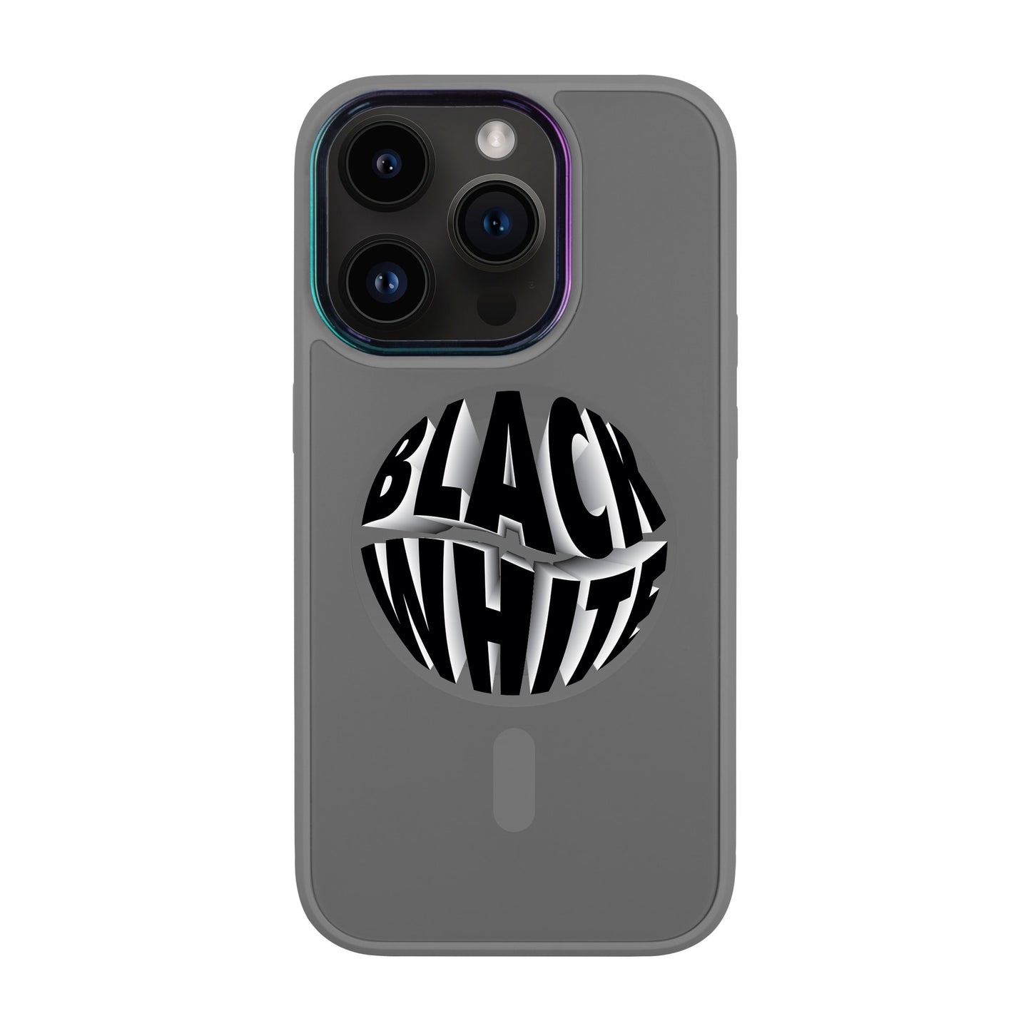 BLACK WHITE-iPhone 13 Pro Vigor Kılıf MagSafe Özellikli