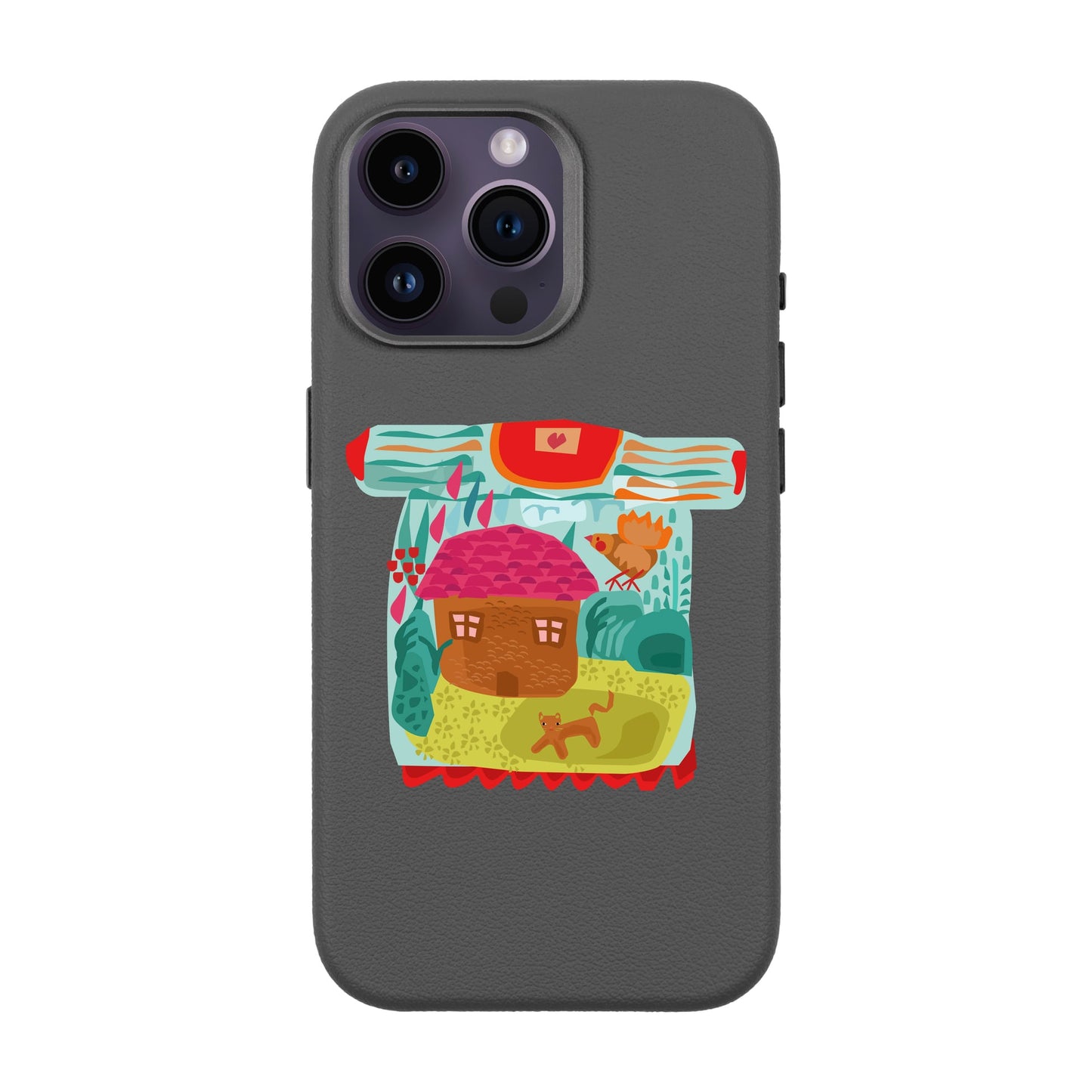 SİHİRLİ KAZAK-iPhone 14 Pro Max Leather Premium Kılıf MagSafe Özellikli