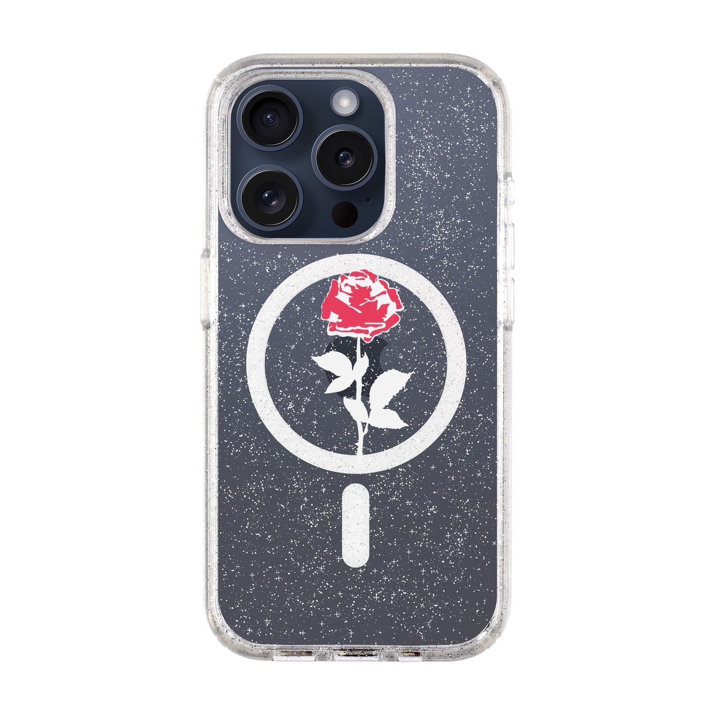 NATUREL ROSE-iPhone 15 Pro Shiny Kılıf MagSafe Özellikli