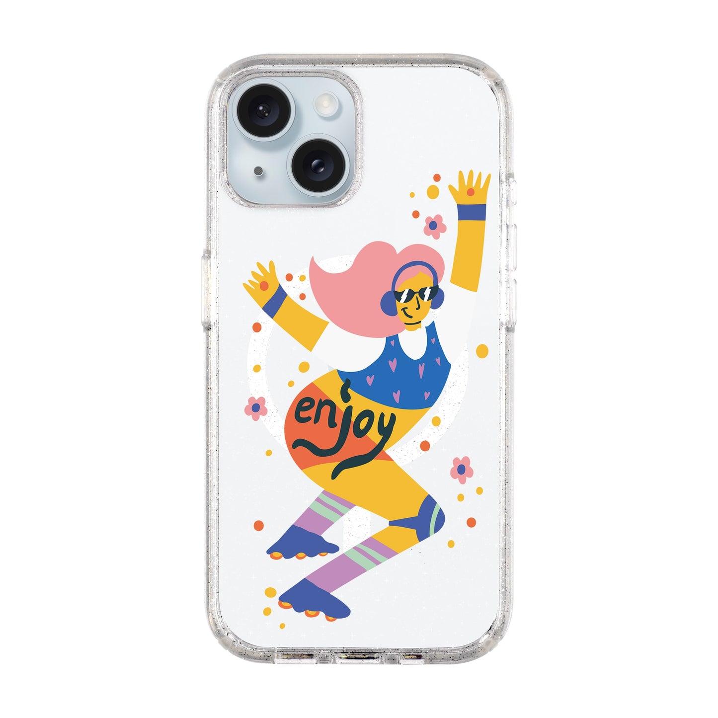 ENJOY-iPhone 14 Plus Shiny Kılıf MagSafe Özellikli