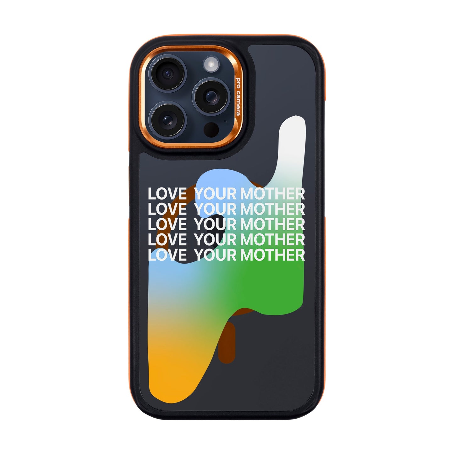 LOVE YOUR MOTHER-iPhone 15 Pro Max Dark Kılıf MagSafe Özellikli