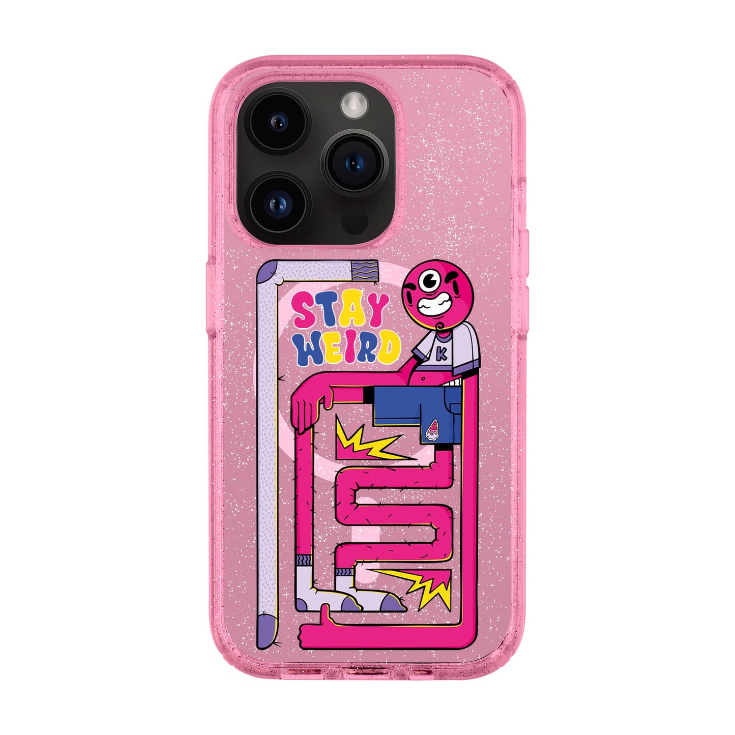 OG TOOTHY-iPhone 14 Pro Shiny Kılıf MagSafe Özellikli
