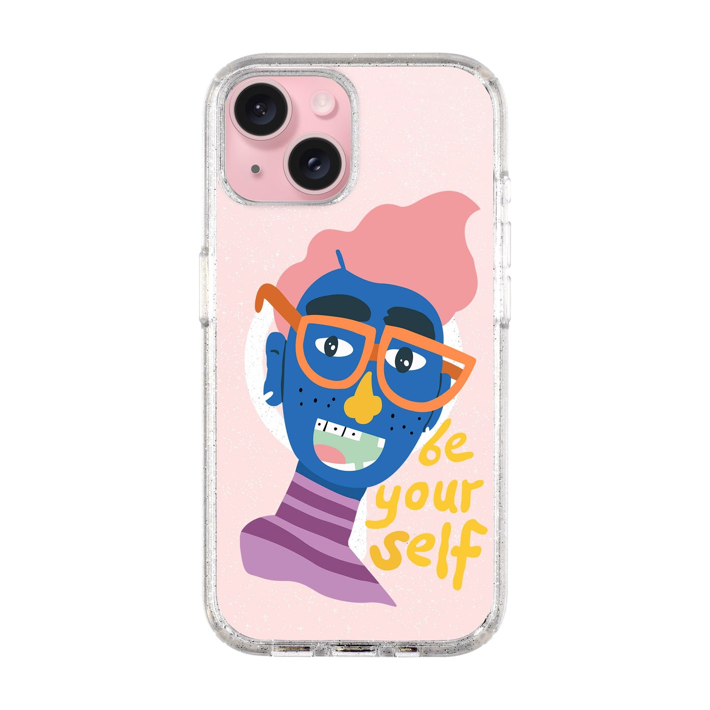 BE YOUR SELF-iPhone 14 Plus Shiny Kılıf MagSafe Özellikli