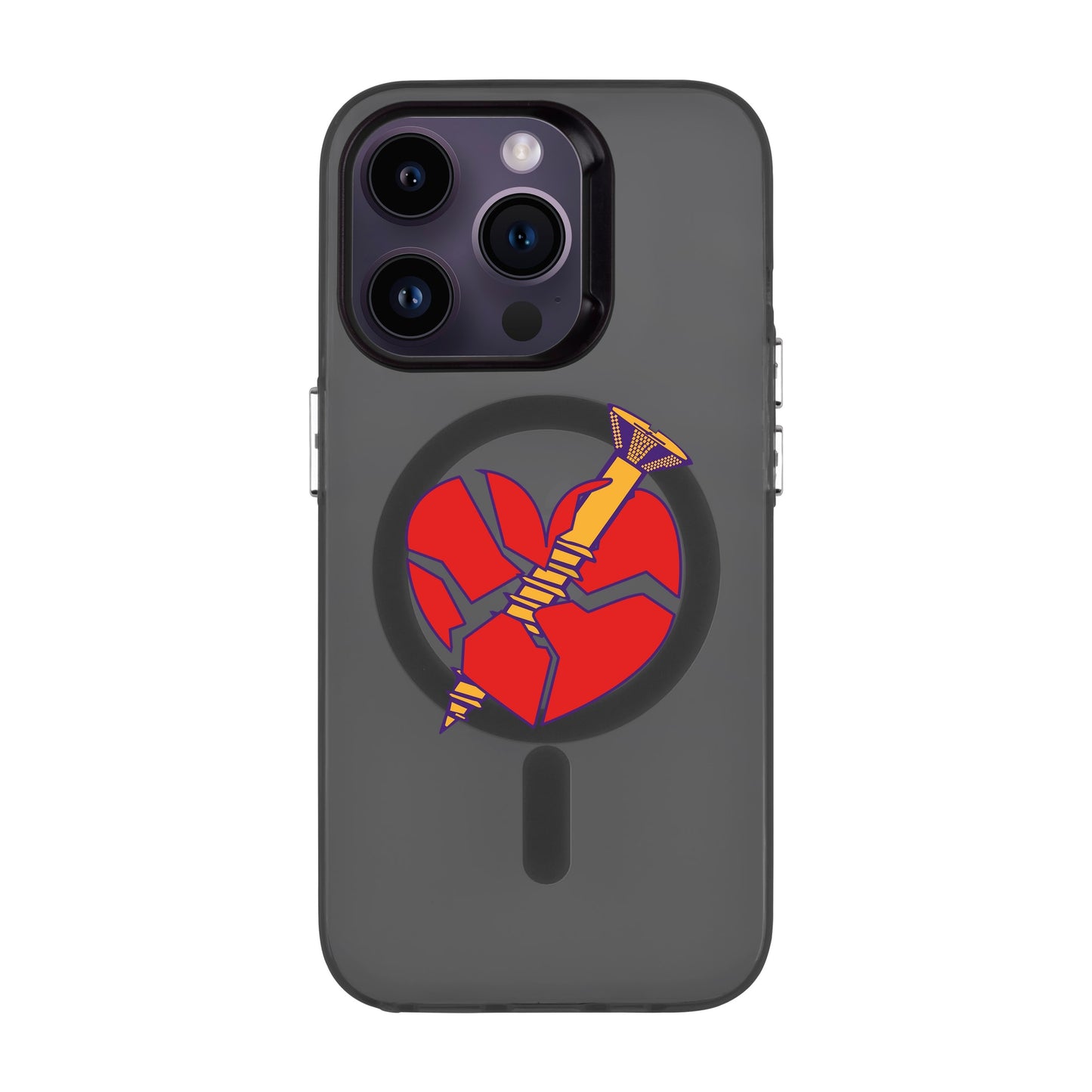 BROKEN HEART-iPhone 14 Pro Hold Kılıf MagSafe Özellikli