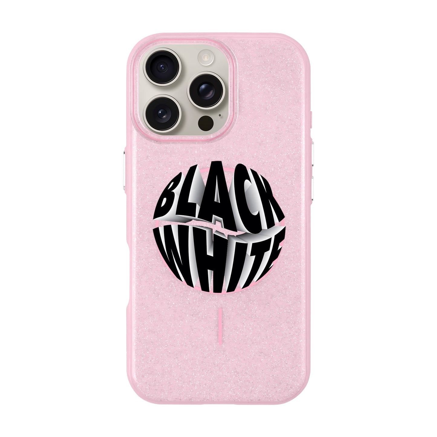 BLACK WHITE-iPhone 16 Pro Max Radiant Kılıf MagSafe Özellikli