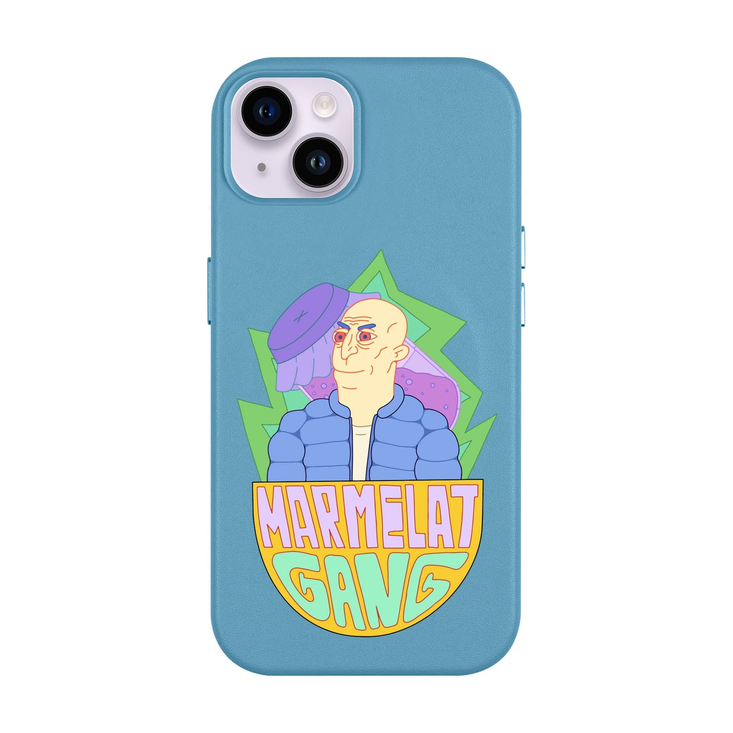 MARMELAT GANG-iPhone 14 Plus Leather Kılıf MagSafe Özellikli