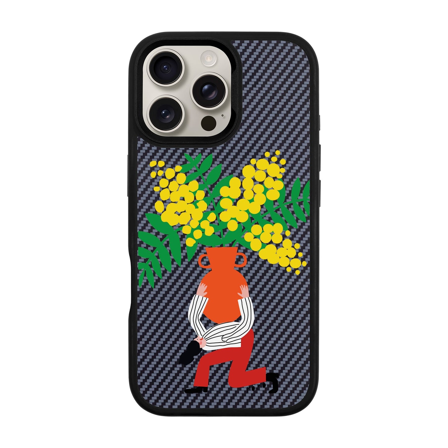 VASE-iPhone 16 Pro Max Plaid Kılıf MagSafe Özellikli