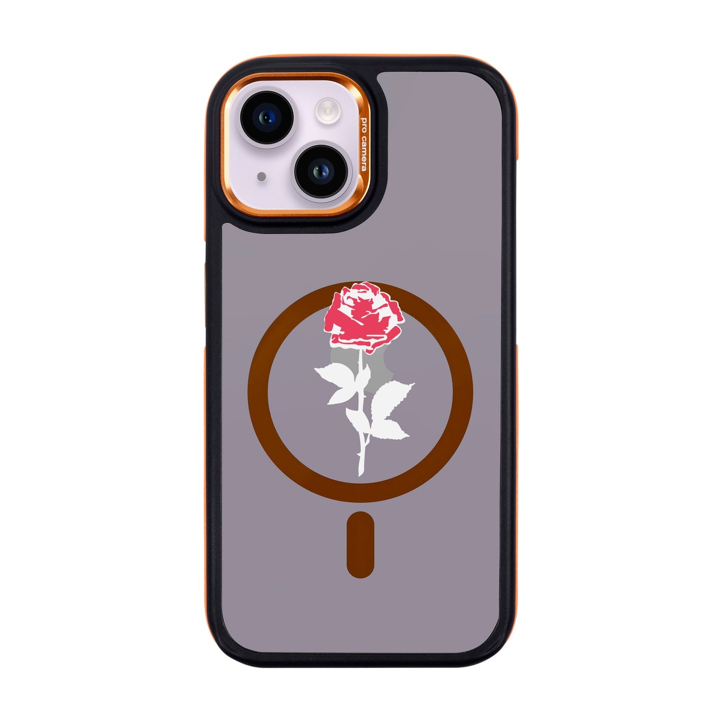 NATUREL ROSE-iPhone 14 Dark Kılıf MagSafe Özellikli