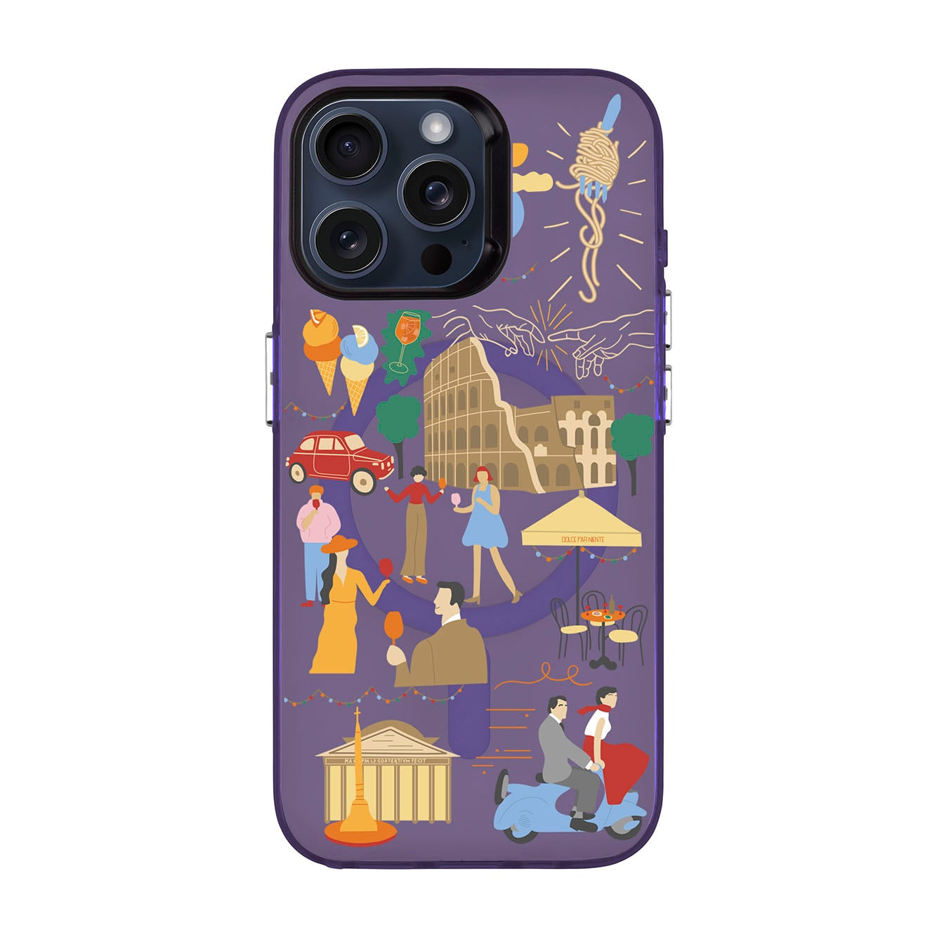 ROMA-iPhone 15 Pro Max Hold Kılıf MagSafe Özellikli