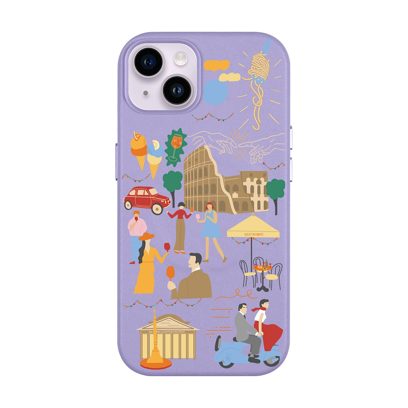 ROMA-iPhone 14 Plus Leather Kılıf MagSafe Özellikli