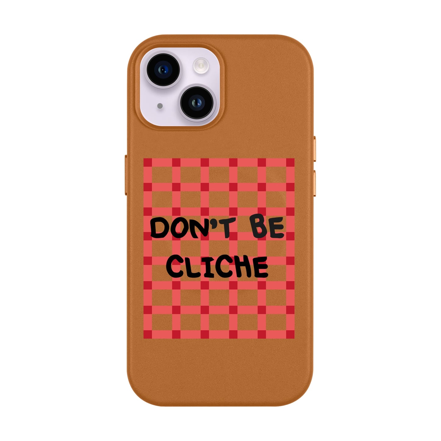 DON'T BE CLICHE-iPhone 13 Leather Kılıf MagSafe Özellikli