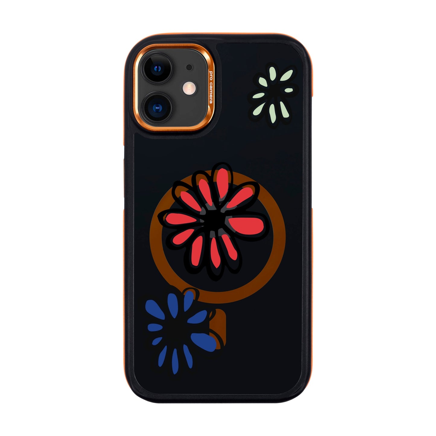 FLORIST-iPhone 11 Dark Kılıf MagSafe Özellikli