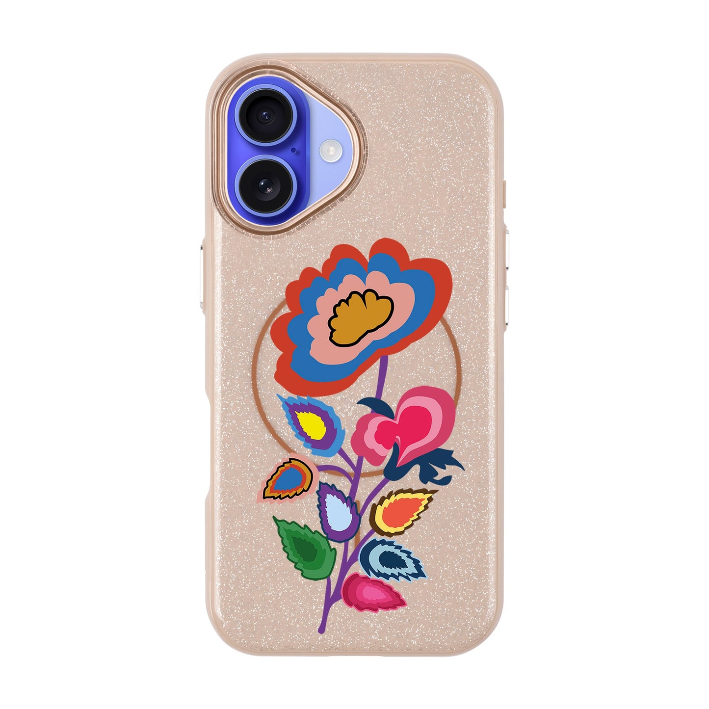 KNITTED FLOWER-iPhone 16 Plus Radiant Kılıf MagSafe Özellikli