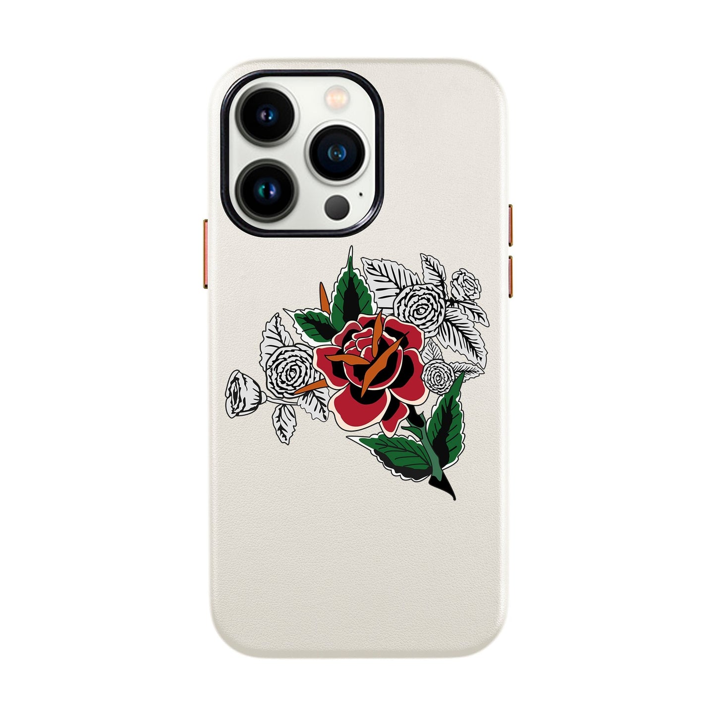 DRY ROSE-iPhone 13 Pro Leather Kılıf