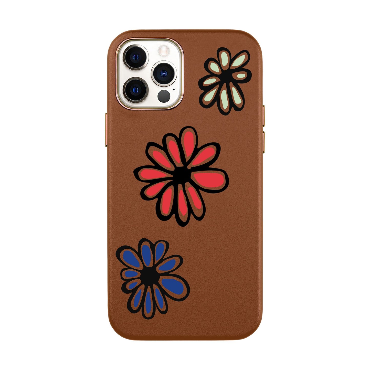 FLORIST-iPhone 14 Leather Kılıf
